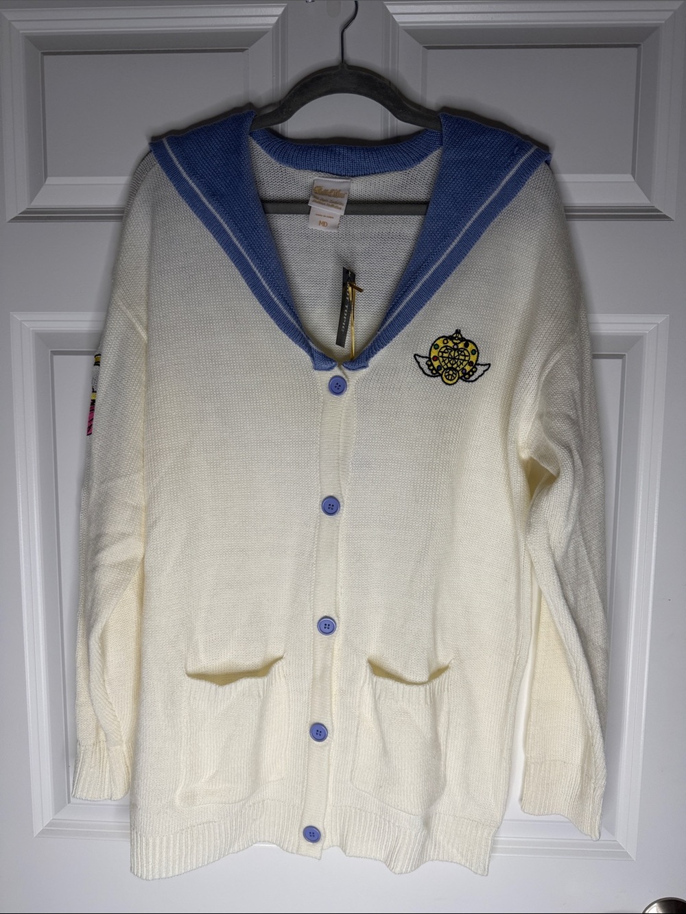 NWT Hot Topic Fashion Collection Sailor Moon Usagi School Uniform Knit Cardigan